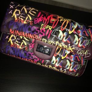 Black Graffiti Purse